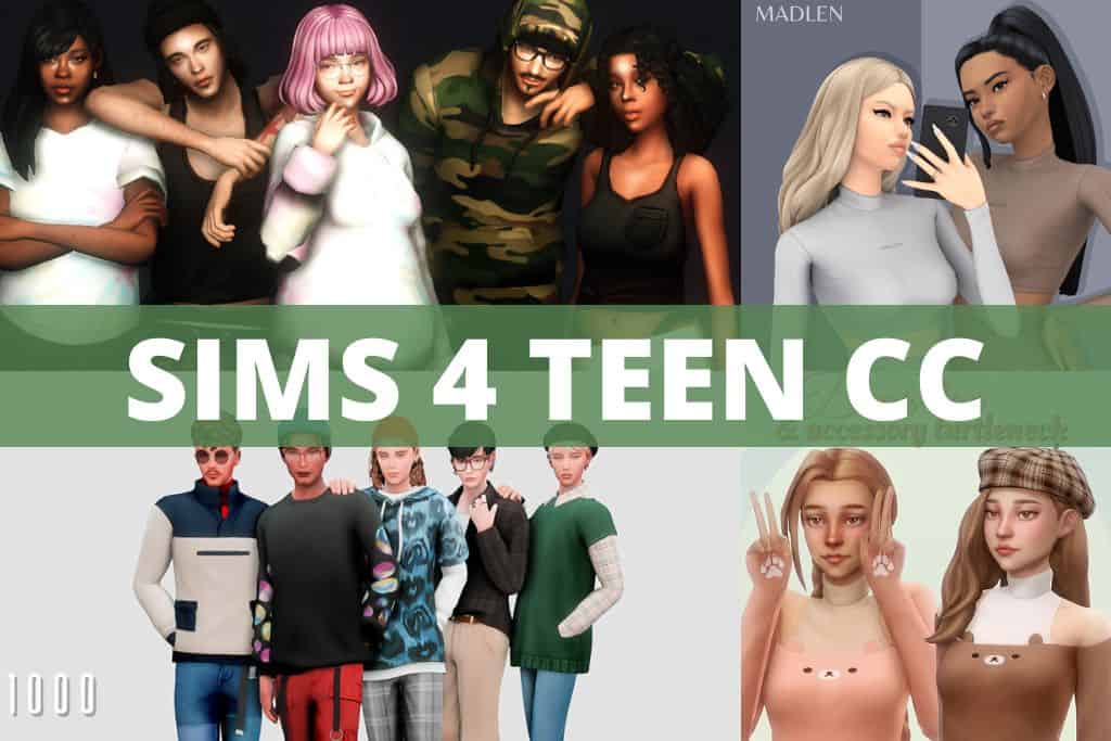 37+ Sims 4 Teen CC: Top Fashion For Stylish Young Sims - We Want Mods