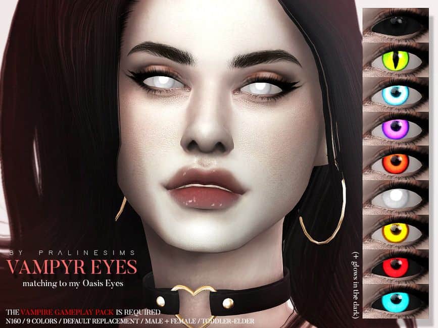 sims 4 vampire cc eye colors