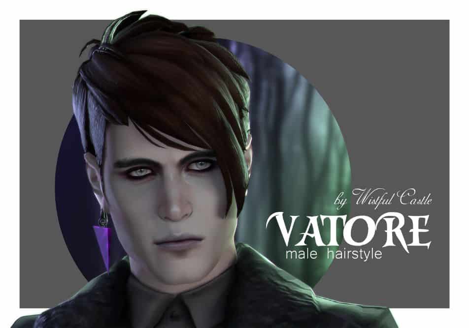 vampire male with short hairstyle