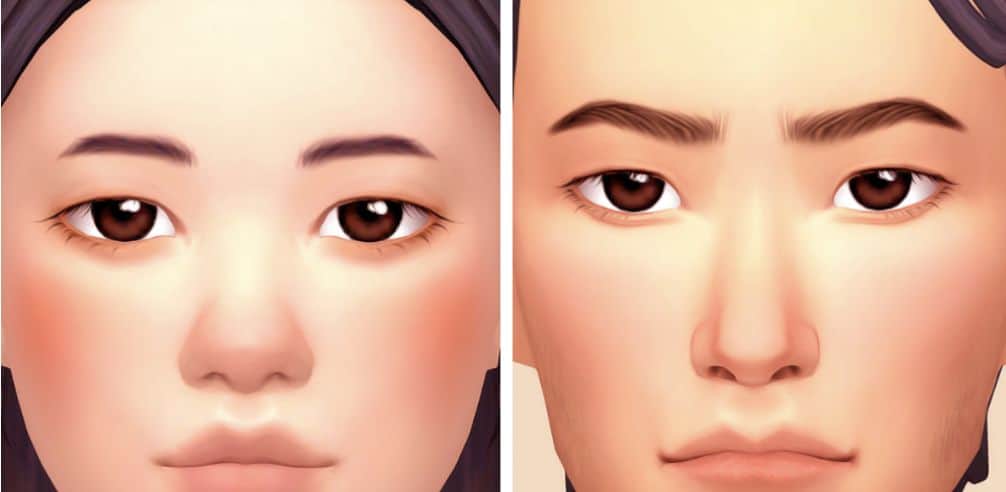 unisex Asian eye preset