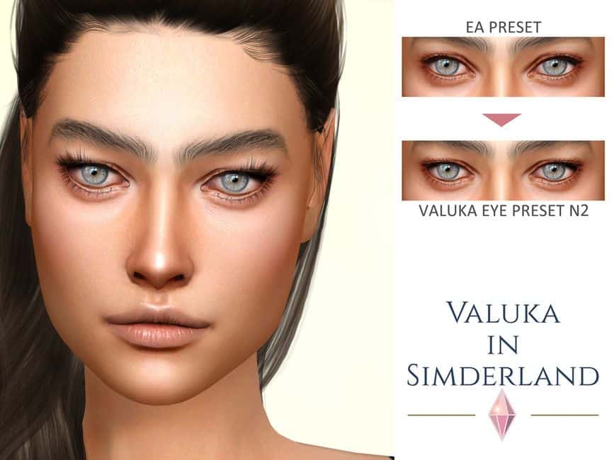 female close set eye preset