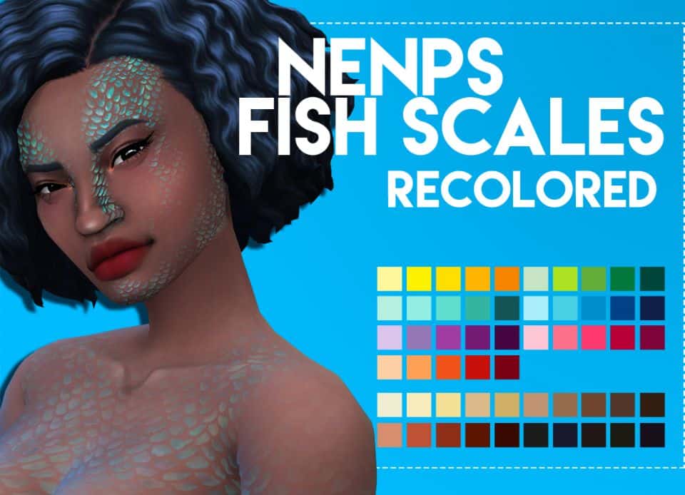 sims 4 mermaid scales