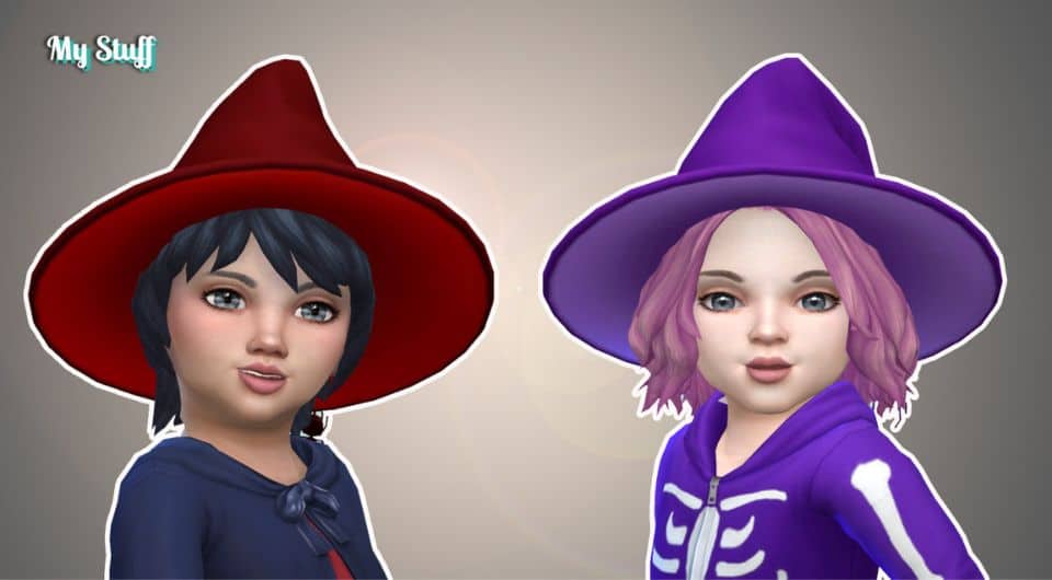pair of sims 4 witch toddlers