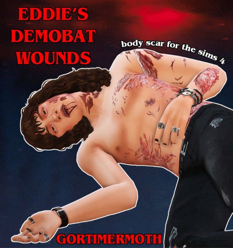 eddie demobat wound body scars