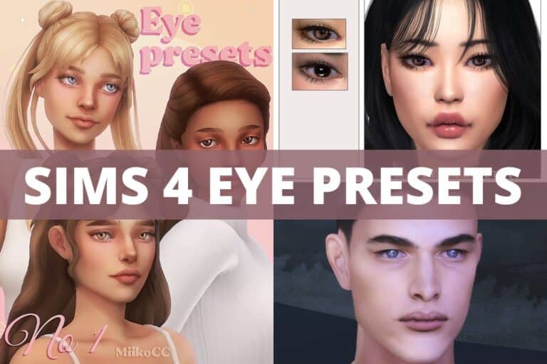 19+ Dazzling Sims 4 Eye Presets