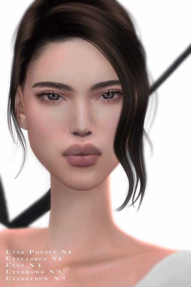 female sims with narrow eyes