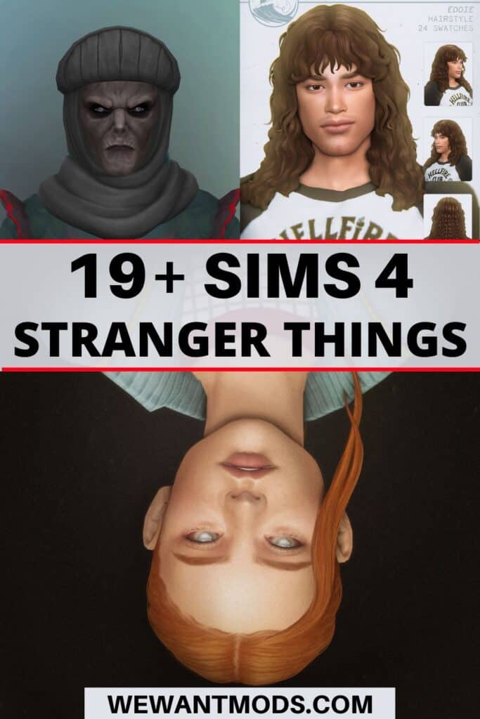 sims 4 stranger things cc pinterest pin