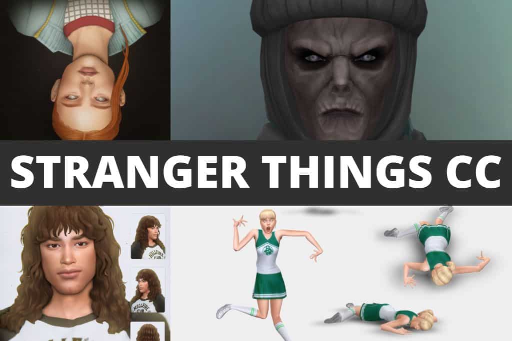 sims 4 stranger things cc collage