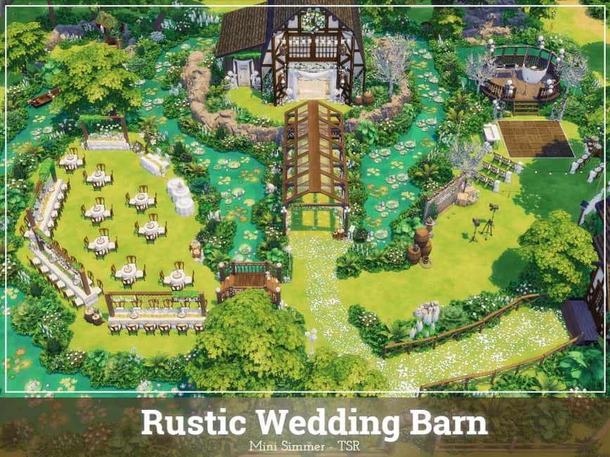 outdoor rustic barn wedding venue