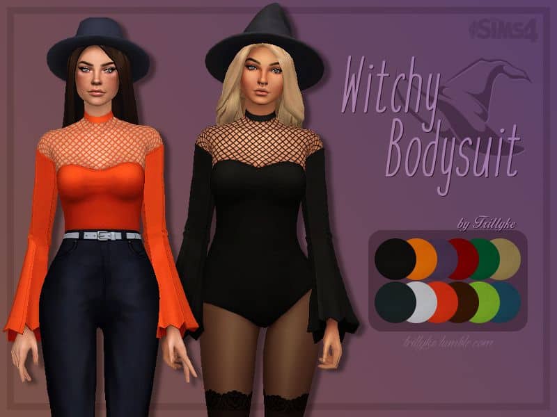 pair of sim women in bodysuit