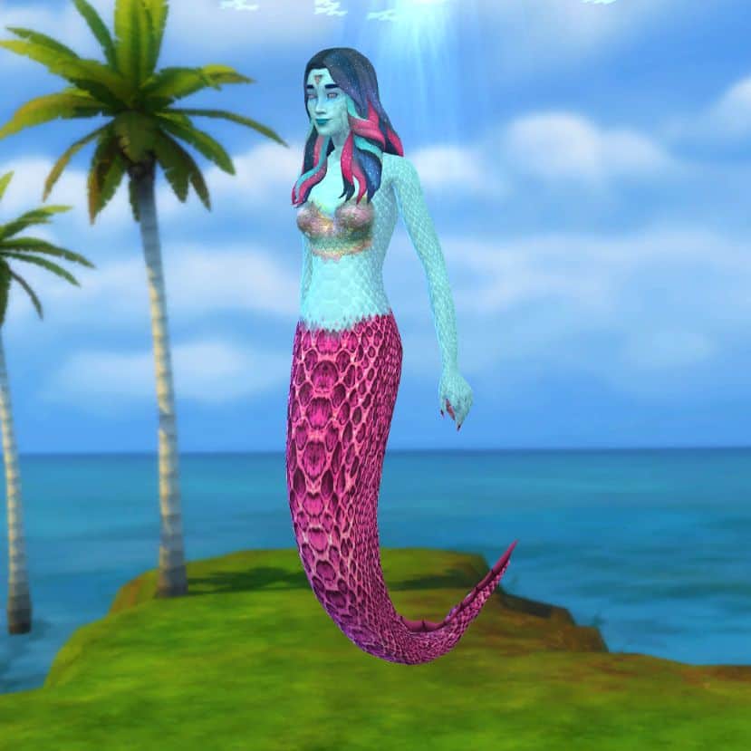 snake scale mermaid tail