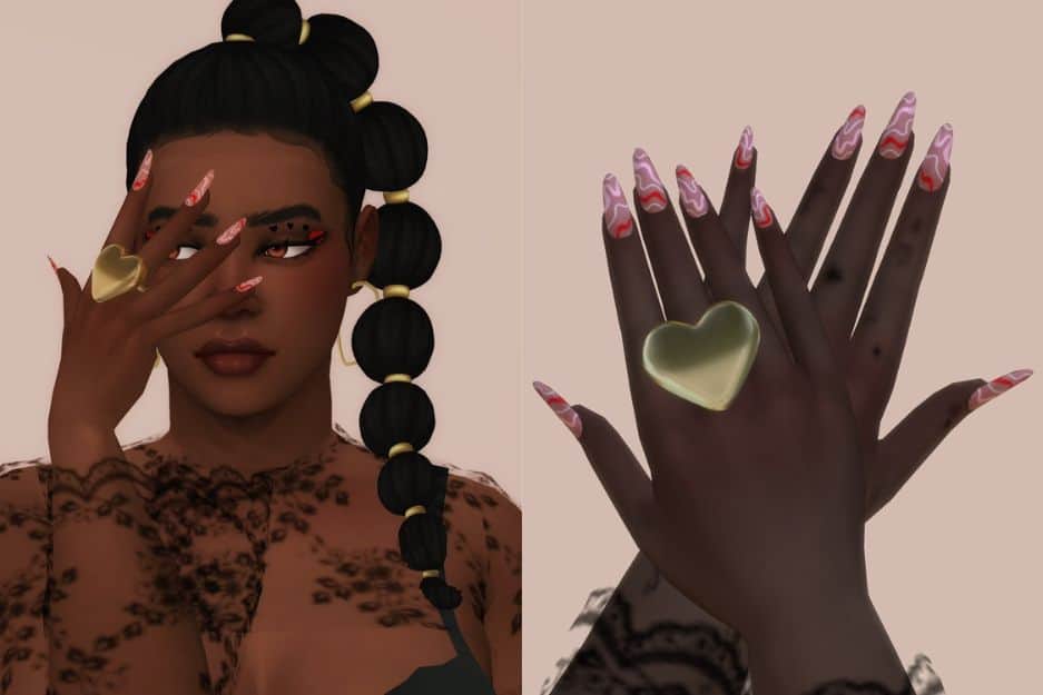 Sims 4 Nails CC [20+ Creative Designs] - We Want Mods