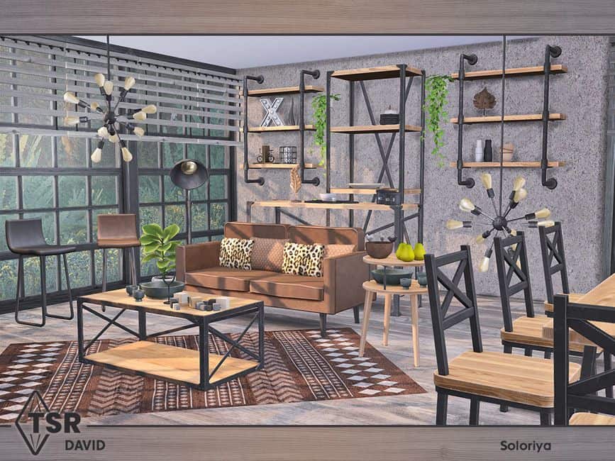steel and wood styled furniture ideas