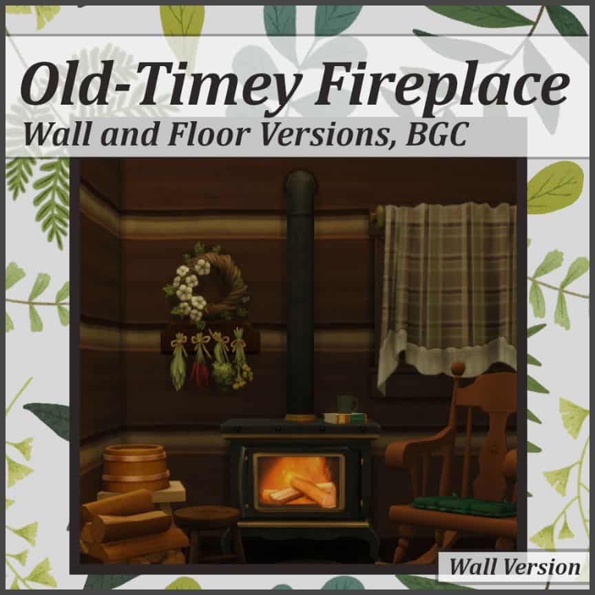 old time fireplace