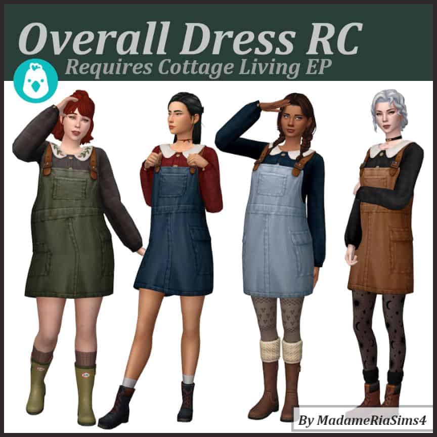 female jean overalls