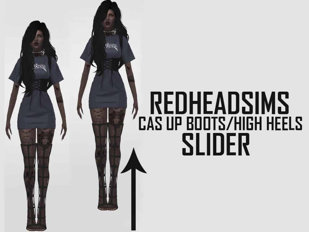 height slider sims 4