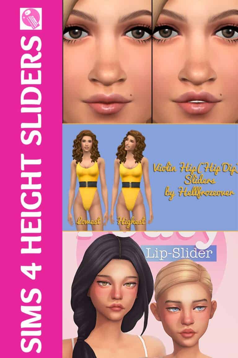 19+ Sims 4 Height Slider Mods Adjust Your Sims Height We Want Mods