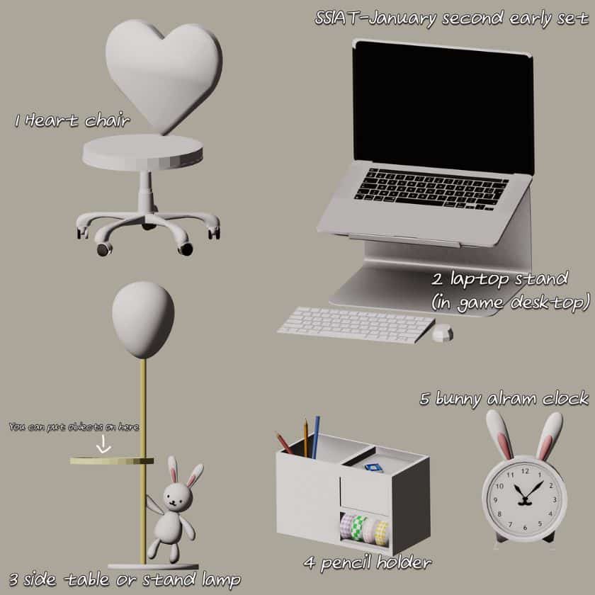 sims 4 office accessories