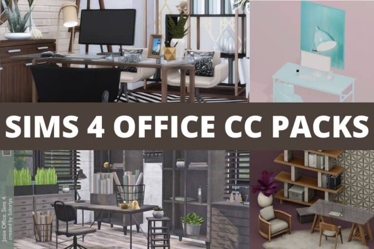 17+ Sims 4 Office CC Packs: Desks, Chairs, Computers