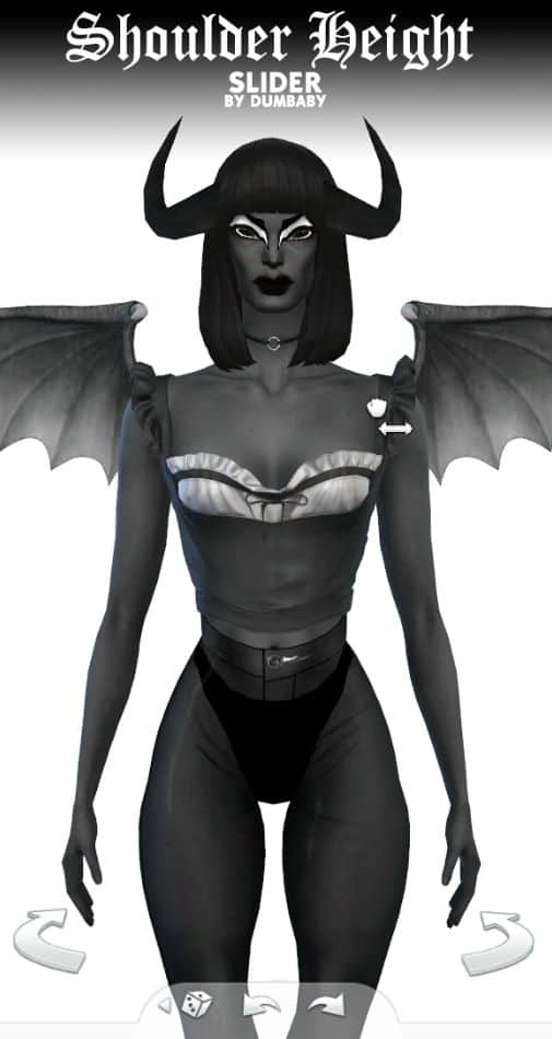 black-colored demon sim