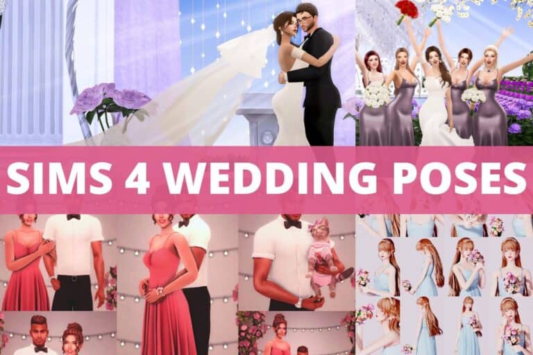 23+ Sims 4 Wedding Poses: Capture The Love
