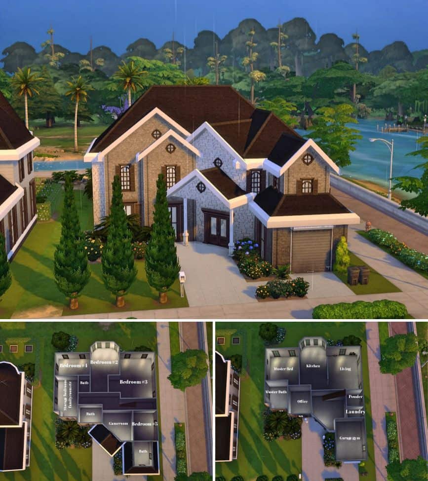 The Sims 4 House Layout Ideas