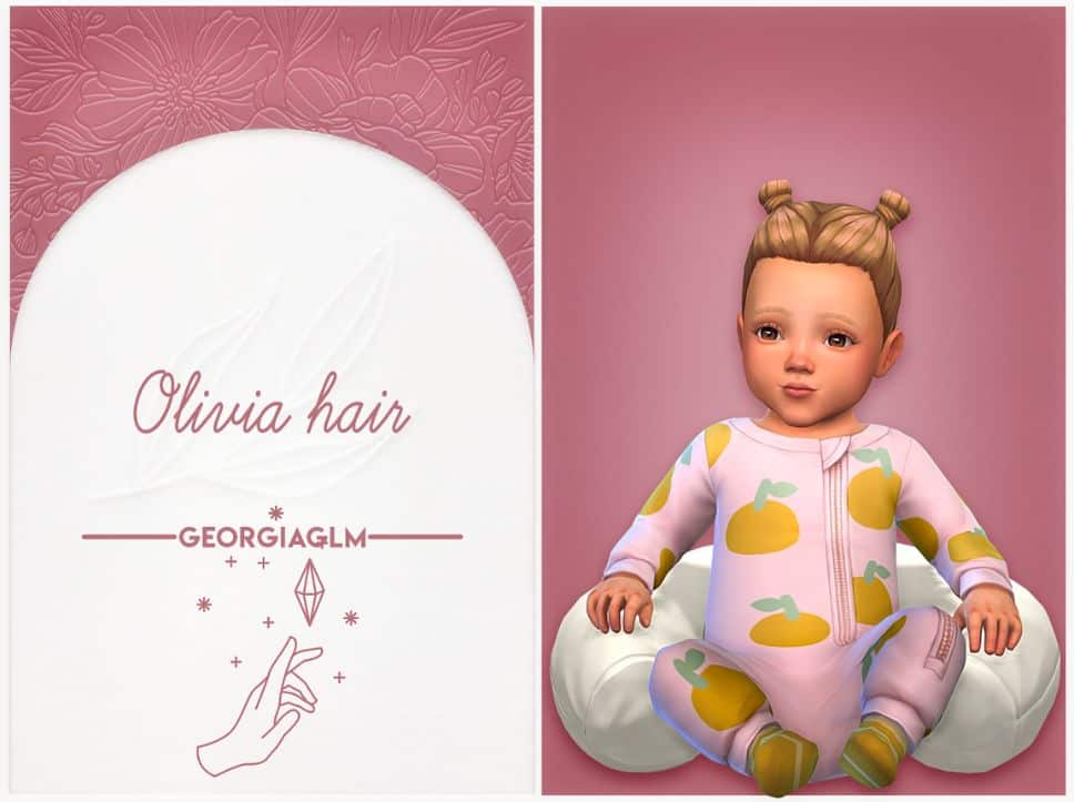 21+ New Sims 4 Infant Hair CC You'll Love! 