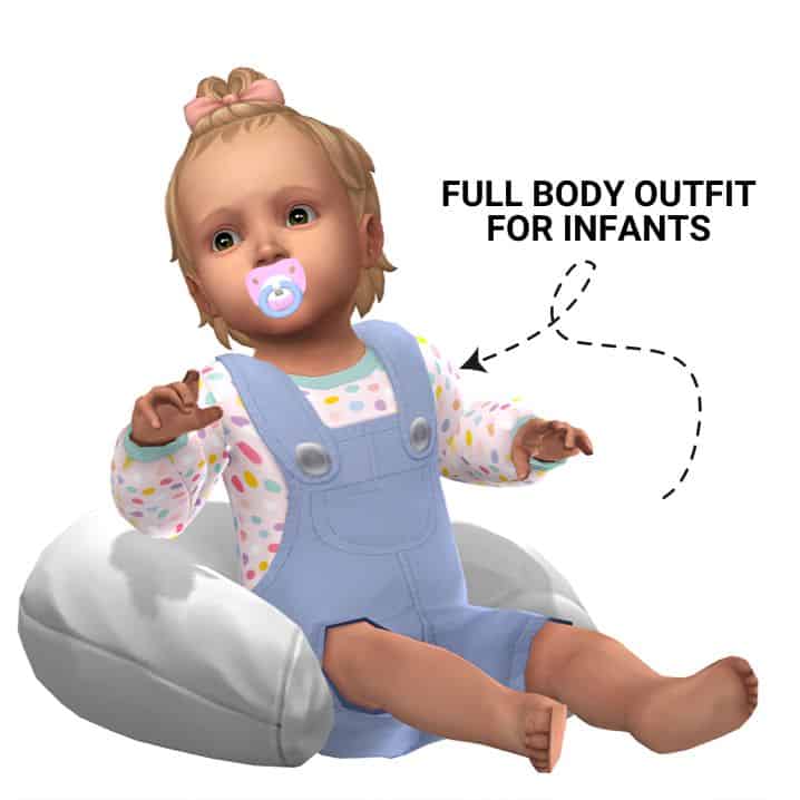 sims 4 infant cc body outfit