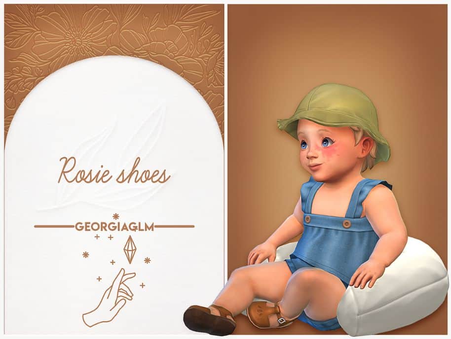 brown infant shoes with strap