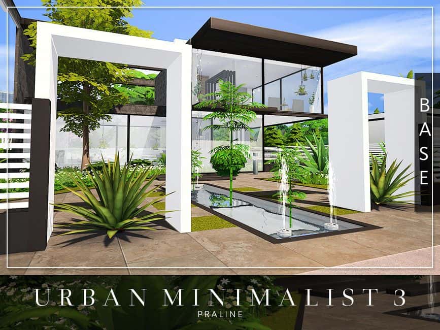 sims 4 modern minimalist house