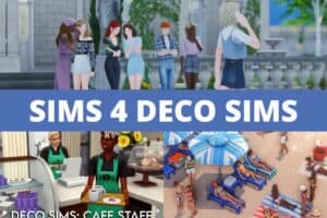 sims 4 deco sims collage