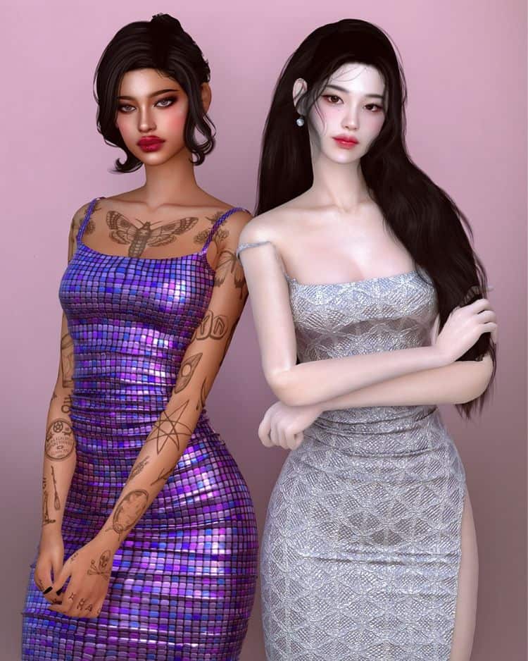 sexy sims 4 dresses