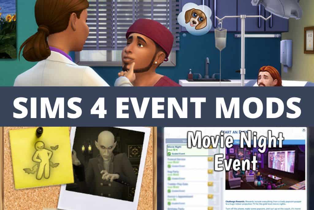 sims 4 event mods collage