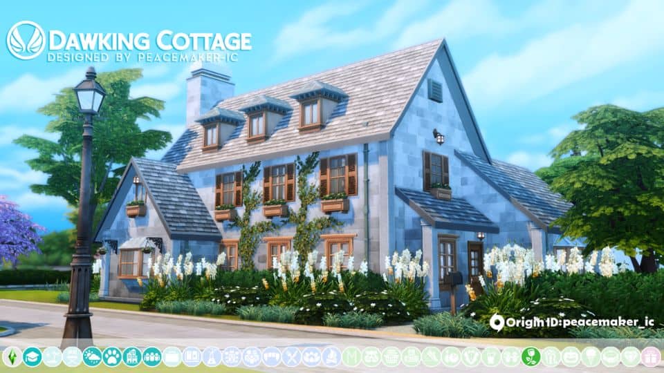 cottage style family house