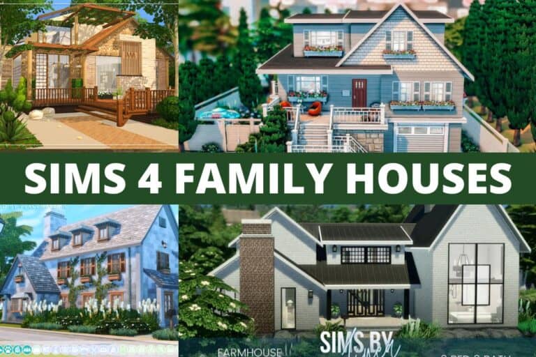 20+ Sims 4 Family Houses: Cozy Living Options