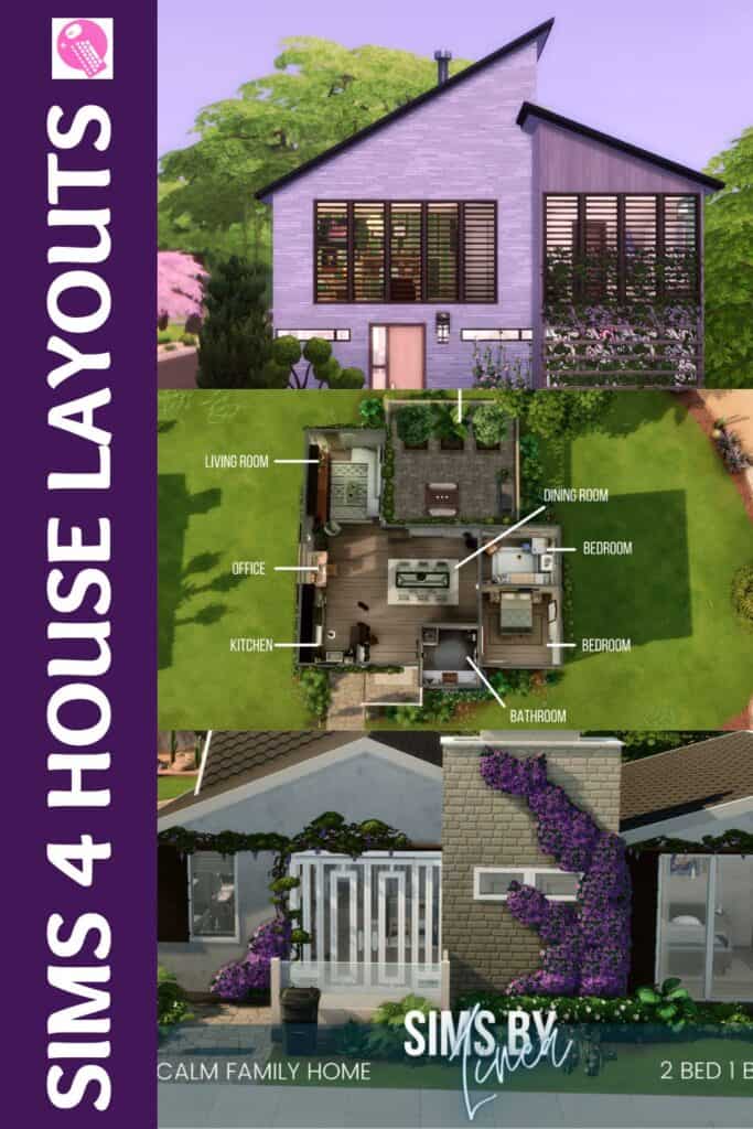 sims 4 house layouts pinterest pin