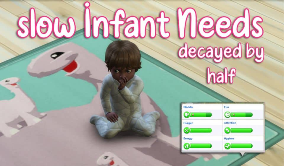 slow sims 4 infant needs mod