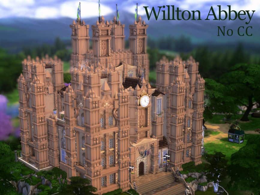 downton abby sims 4 replica