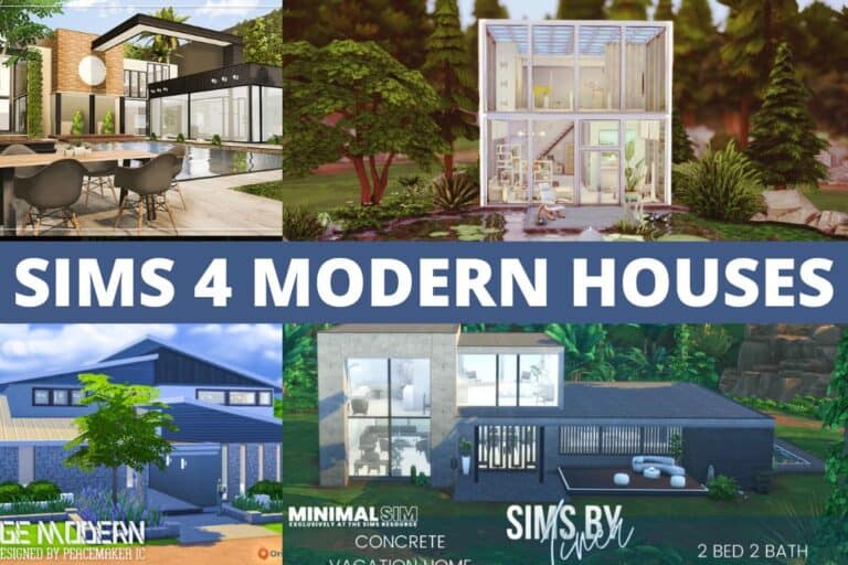 21+ Sims 4 Modern Houses: Pick The Perfect Home