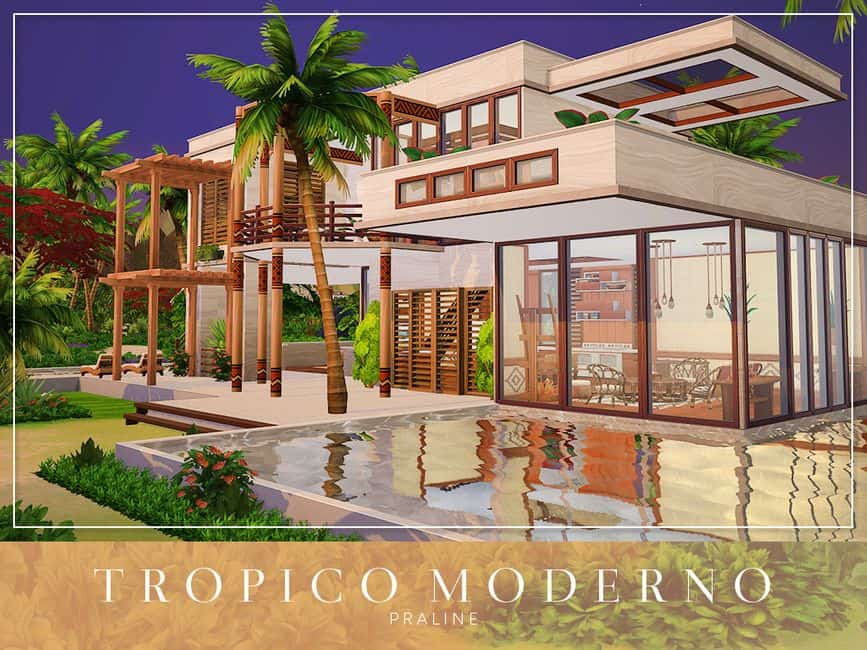 modern tropical house