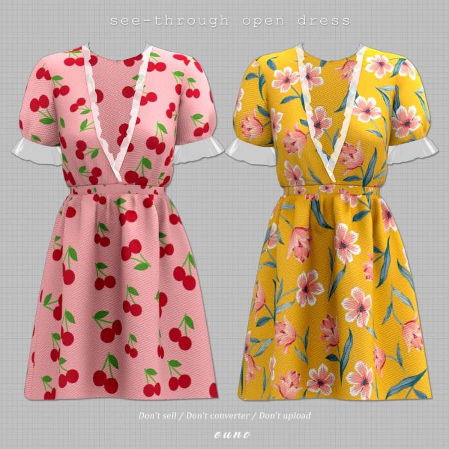 colorful mini summer dresses