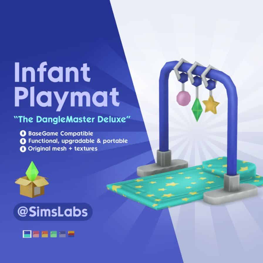 base game functional infant playmat