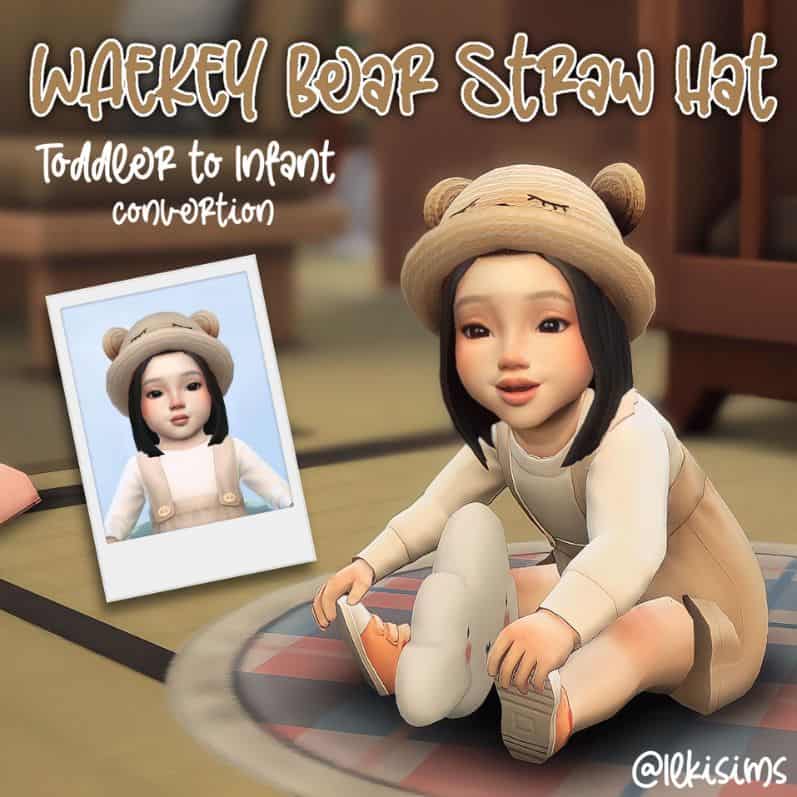 sims 4 infant bear hat conversion