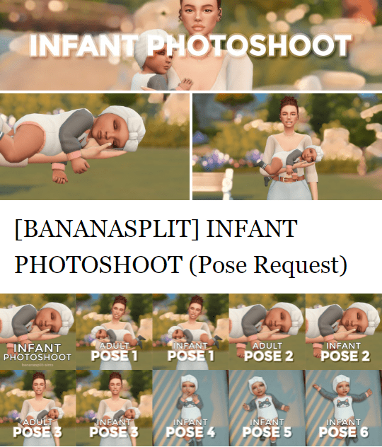 infant photoshoot poses