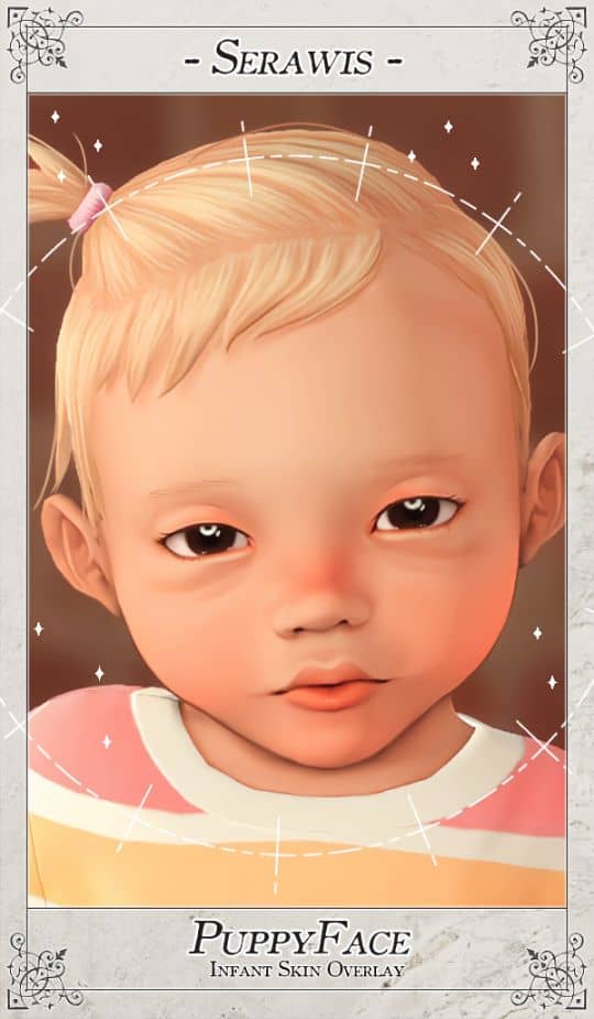 sims 4 infant puppyface skin overlay