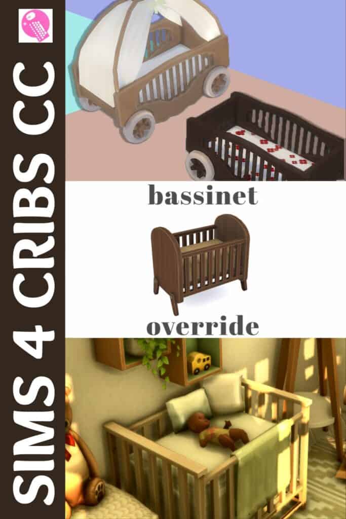 sims 4 cribs cc pinterest pin
