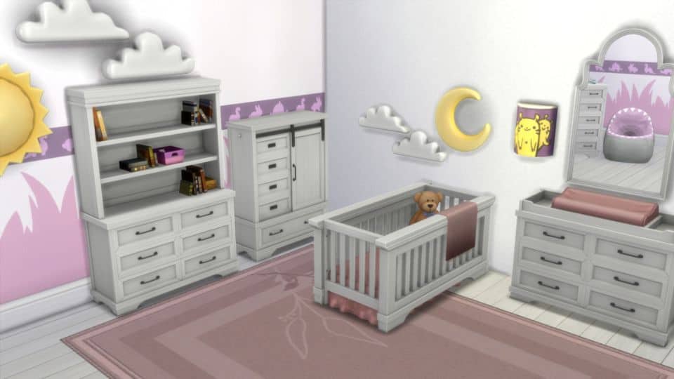 modern cottage white baby furniture