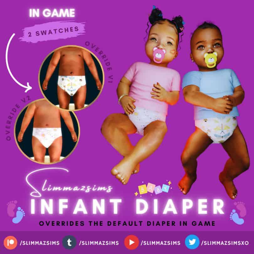 sims 4 infant diaper override mod