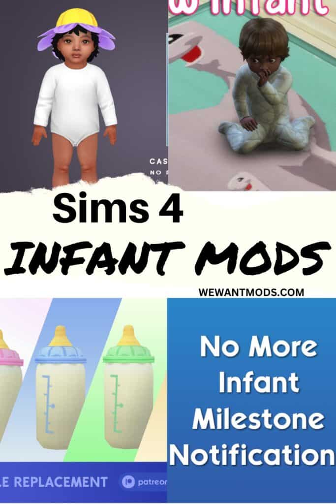 sims 4 infant mods pinterest pin