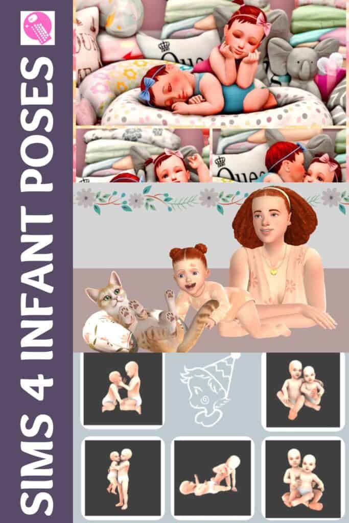 sims 4 infant poses pinterest pin